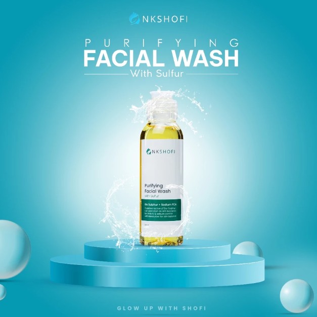 NK Shofi Facial Wash Sulfur (Oily Skin)